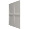 Ekena Millwork 19 5/8in. W x 19 5/8in. H Galveston EnduraWall Decorative 3D Wall Panel Covers 2.67 Sq. Ft. WP20X20GLGBW - alternate 3